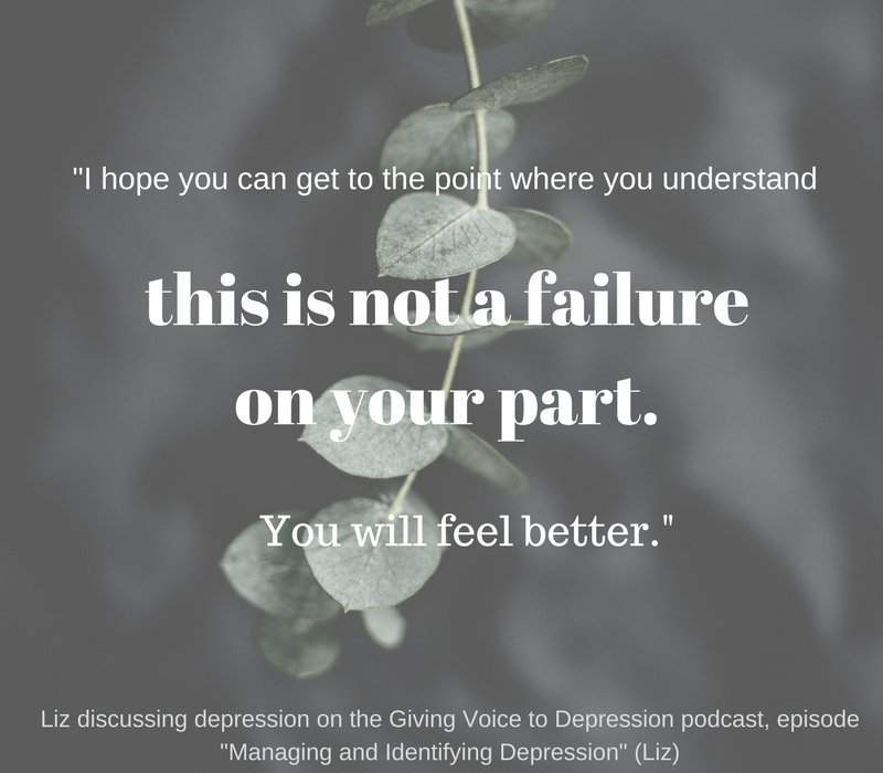 Preview quote to 7/4/17 podcast “Managing and Identifying Depression”